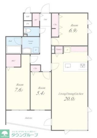 Stadt Nerima-kasugachoの物件間取画像